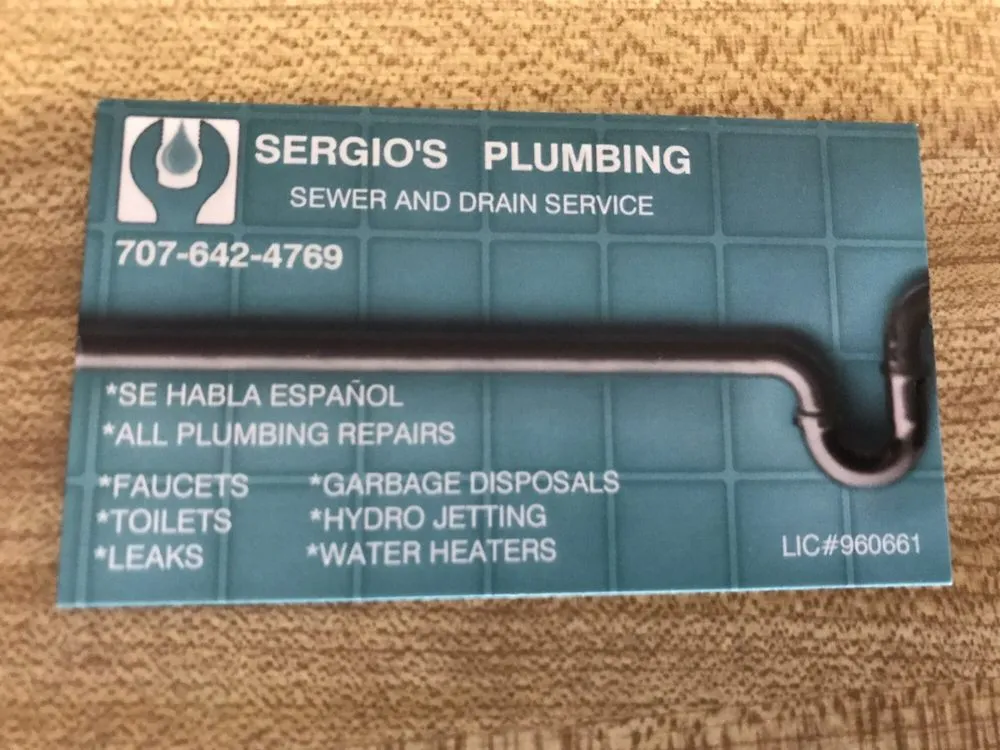 Slide of Sergio's Plumbing