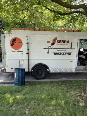 Serra Plumbing and Sewer Logo