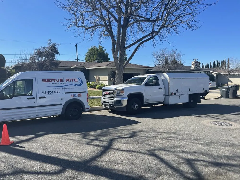 Professional plumbing repair in Orange, CA by Serve Rite Plumbing & Rooter