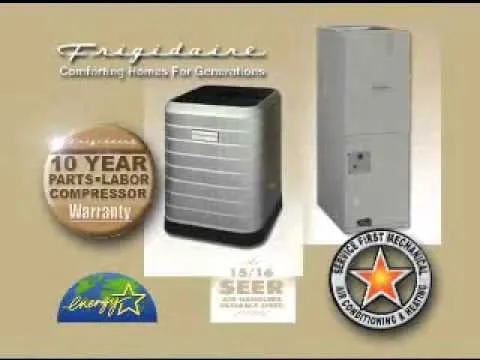 Slide of Service First AC and Heating