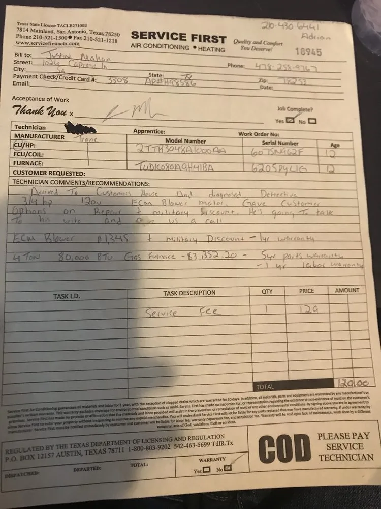 Professional emergency plumbing in San Antonio, TX by Service First AC and Heating