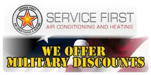 Slide of Service First AC and Heating