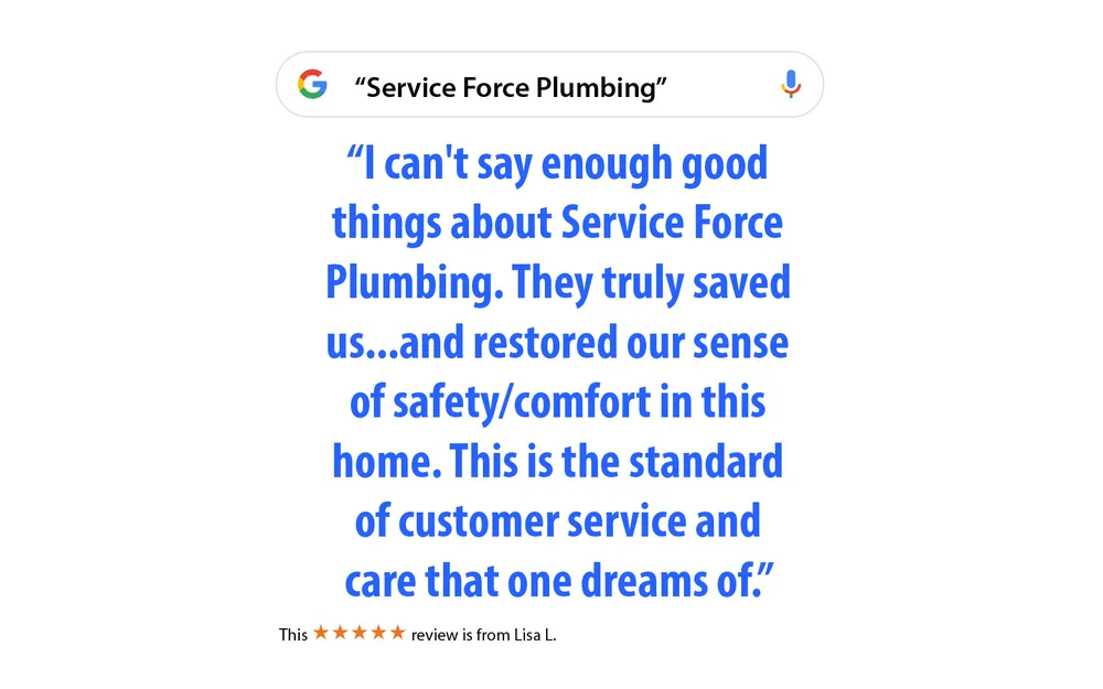 Slide of Service Force Plumbing