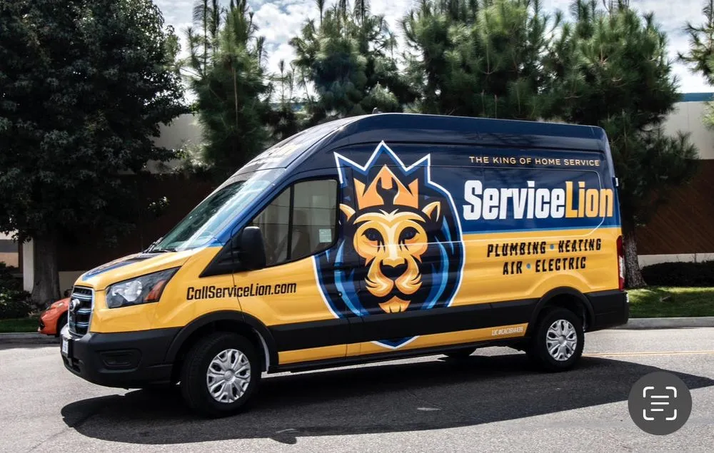 Slide of Service Lion Plumbing Heating Air Electric