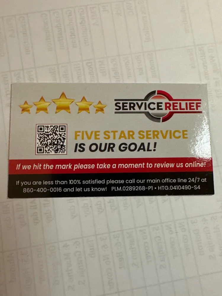 Slide of Service Relief