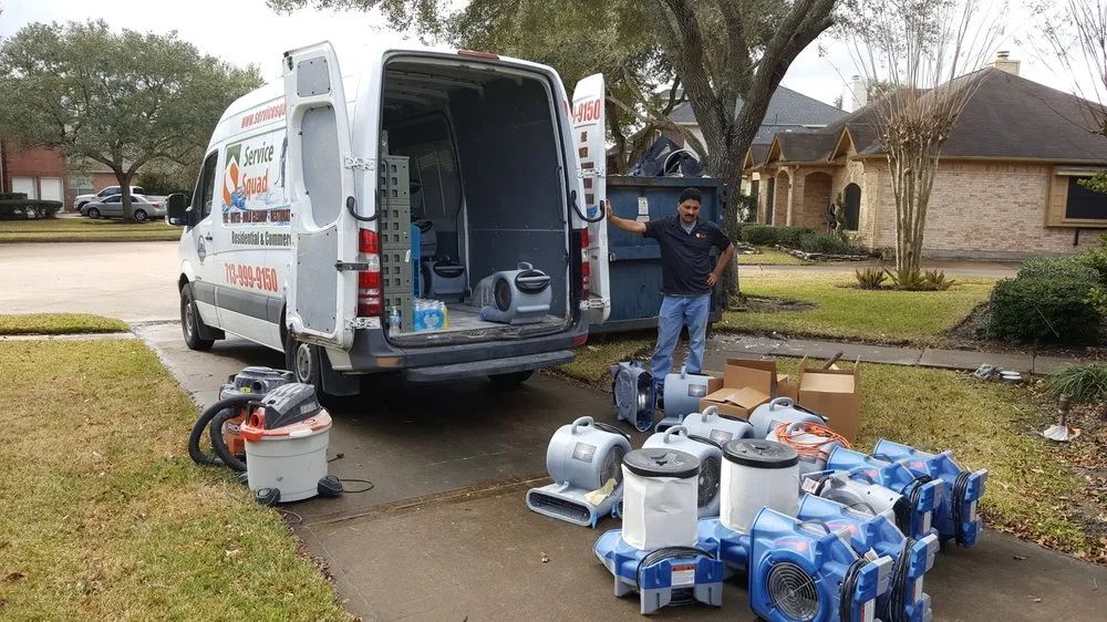 Slide of Service Squad Houston