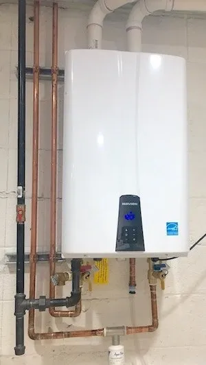 Slide of Service Tech Plumbing Heating &Cooling