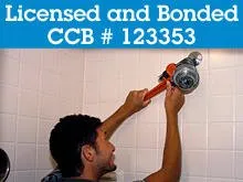 Slide of Service Tech Plumbing