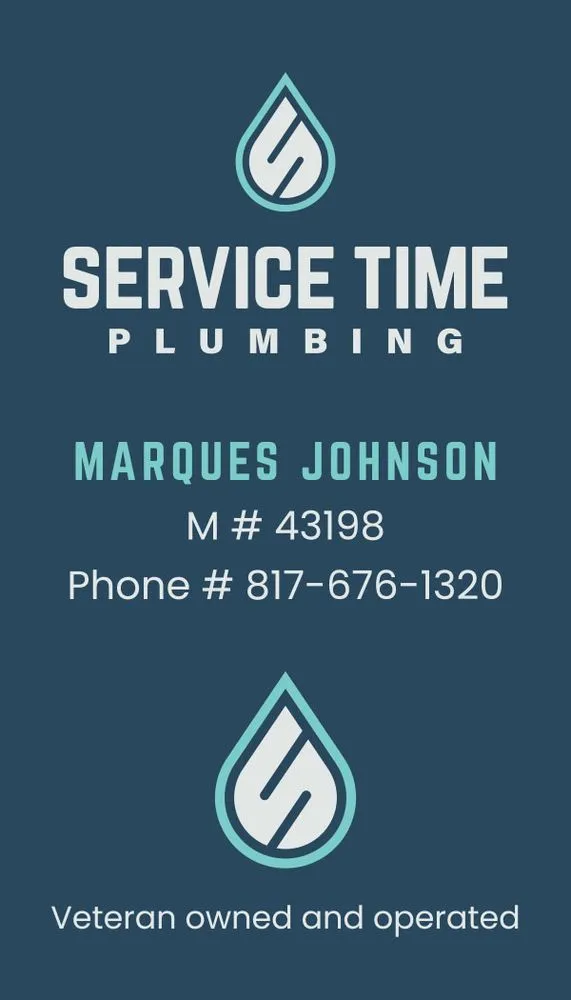 Slide of Service Time Plumbing