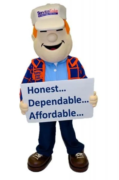 Slide of Service Today Heating, Air Conditioning, Plumbing and Electrical