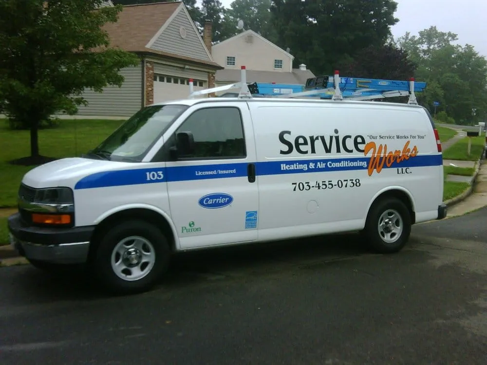 Slide of Service Works Mechanical