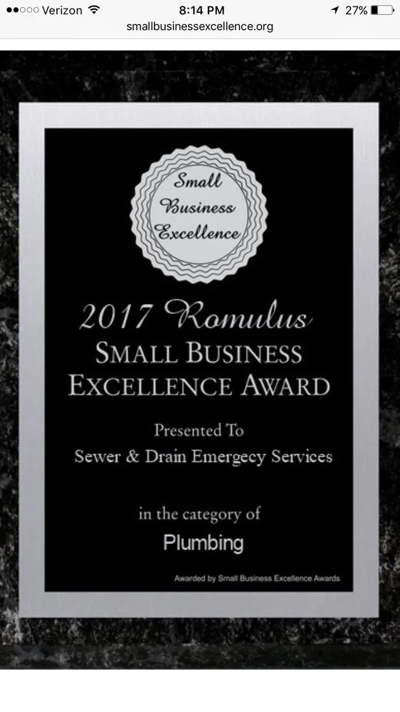 Slide of Sewer & Drain Emergecy Services