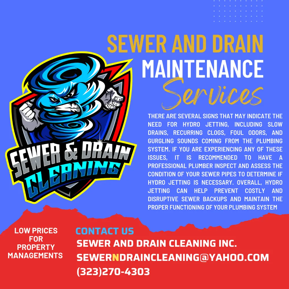 Slide of Sewer and Drain Cleaning