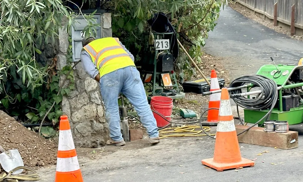 Slide of Sewer Connection