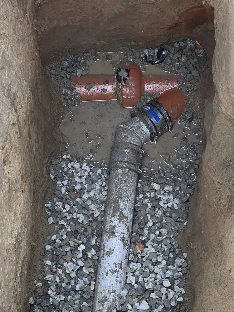 Slide of Sewer Connection