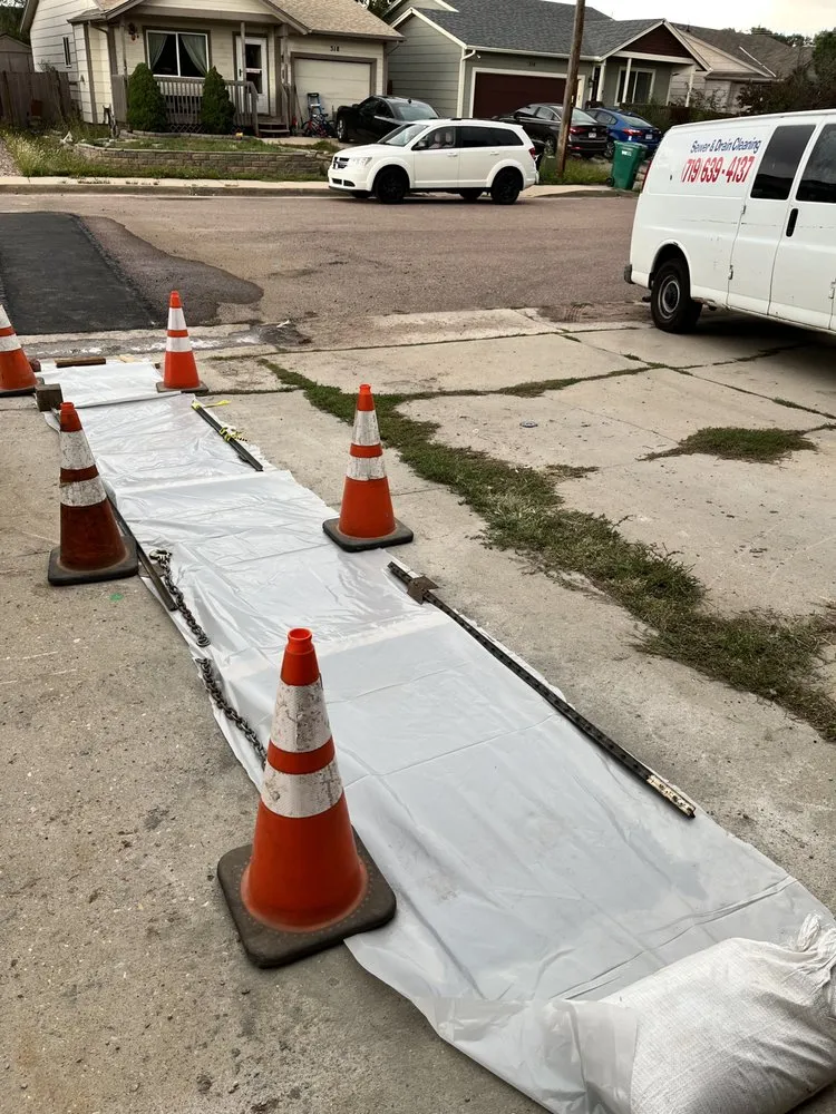 Slide of Sewer Drain Cleaning Service