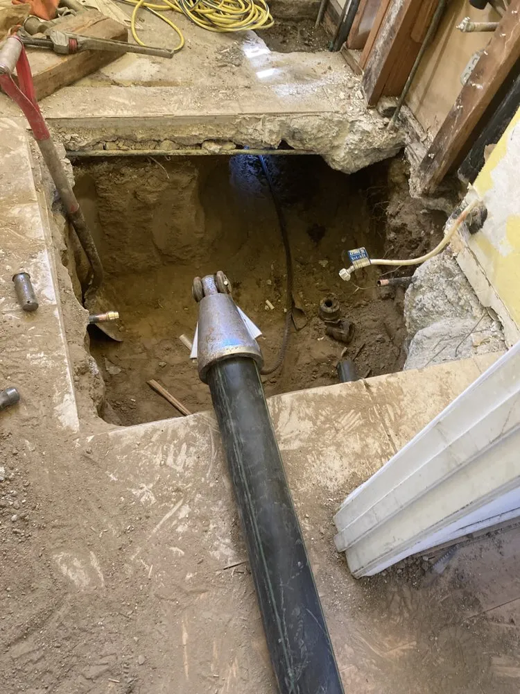Slide of Sewer Flow Plumbing