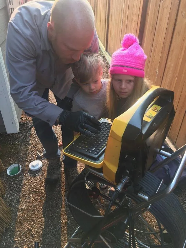 Slide of Sewer Inspector