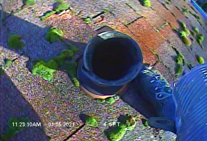 Slide of Sewer Inspector