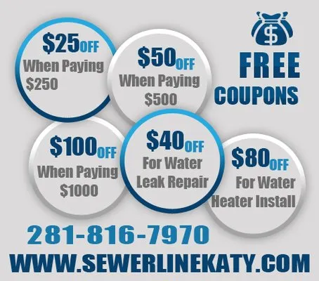 Sewer Line katy TX Logo