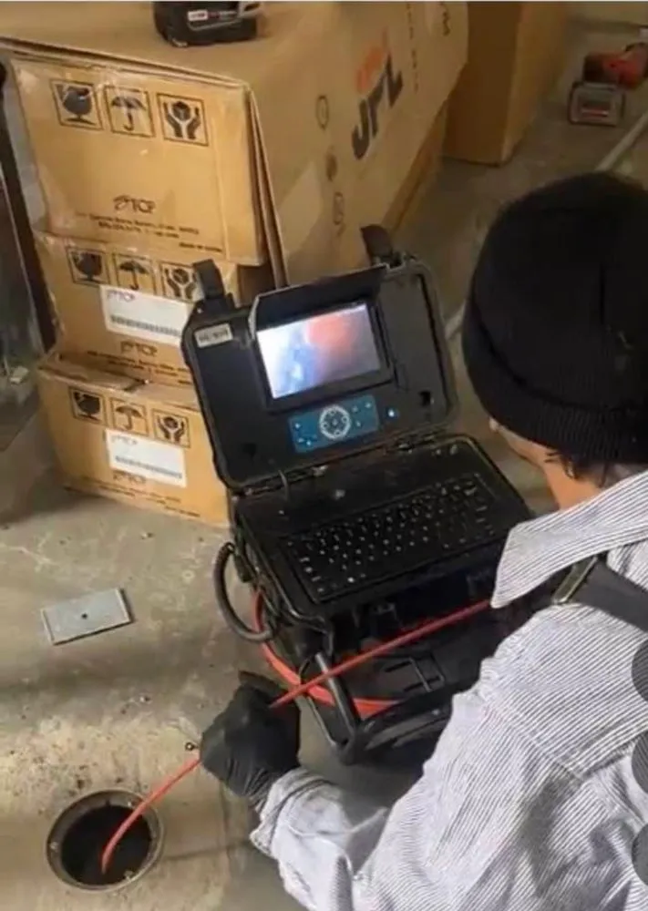 Slide of Sewer Line Survey