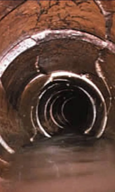 Slide of Sewer Line Survey