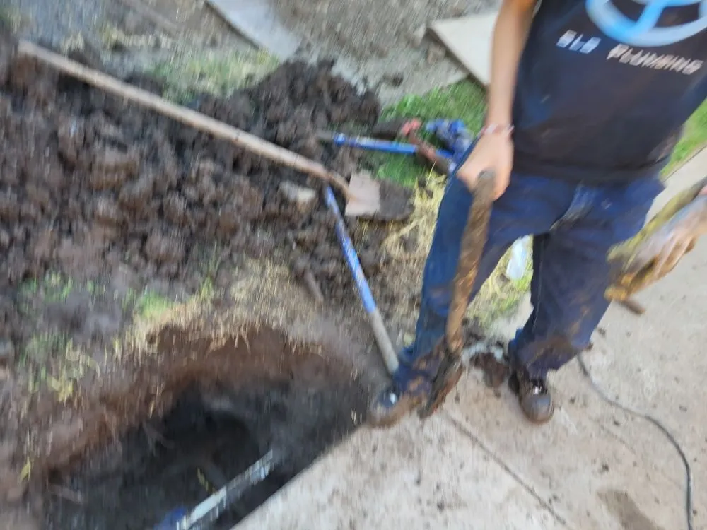 Slide of Sewer Line Survey