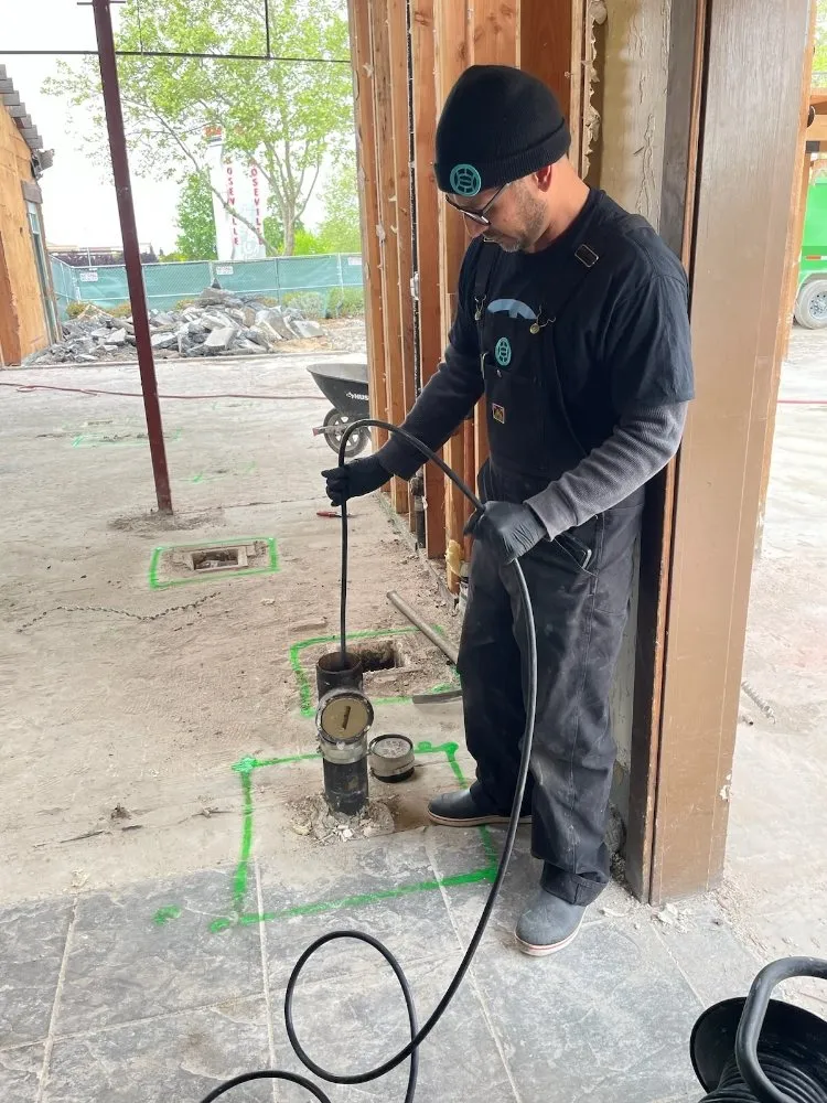 Slide of Sewer Line Survey