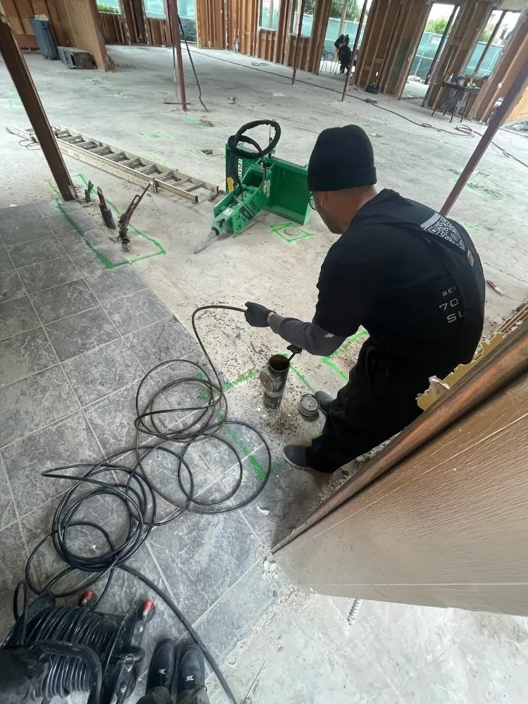 Slide of Sewer Line Survey