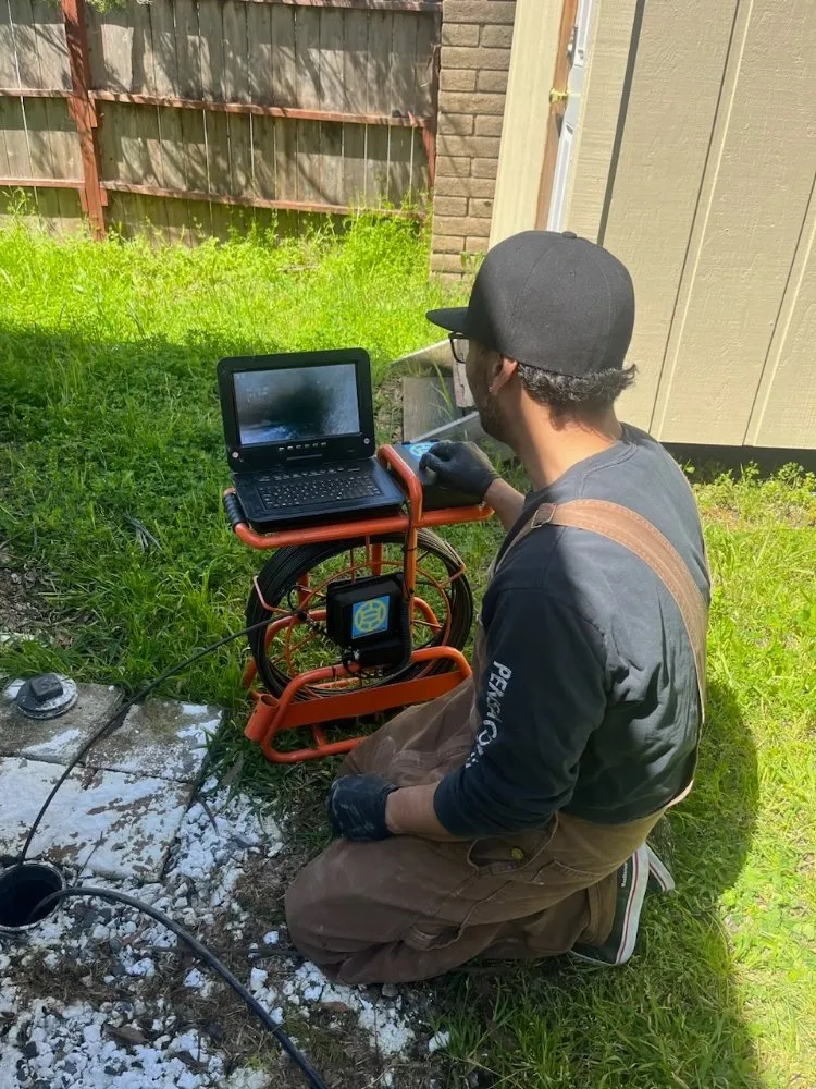 Slide of Sewer Line Survey