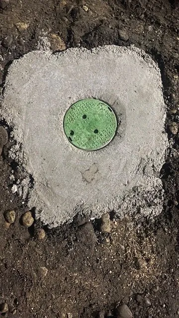 Slide of Sewer Stitches
