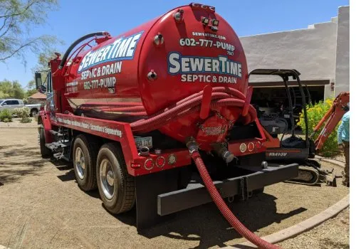 Slide of Sewer Time Septic & Drain