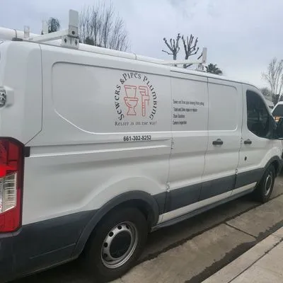 Sewers & Pipes Plumbing Logo