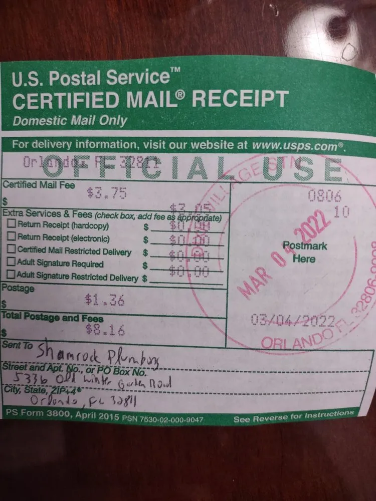 Slide of Shamrock Plumbing and Drain Cleaning