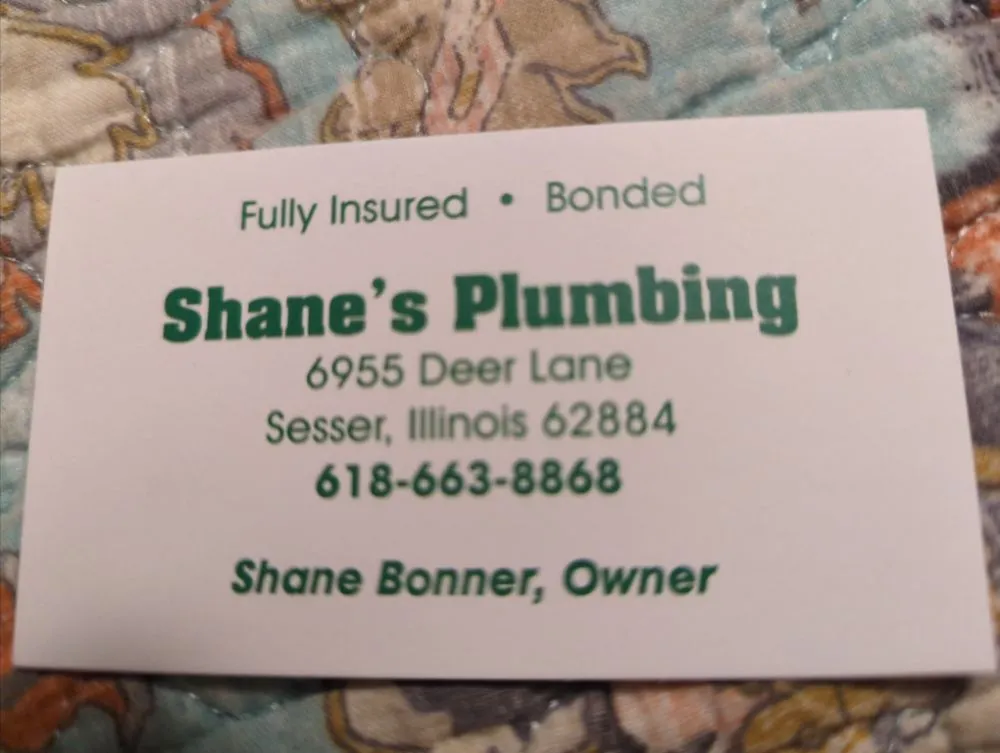 Slide of Shane's Plumbing
