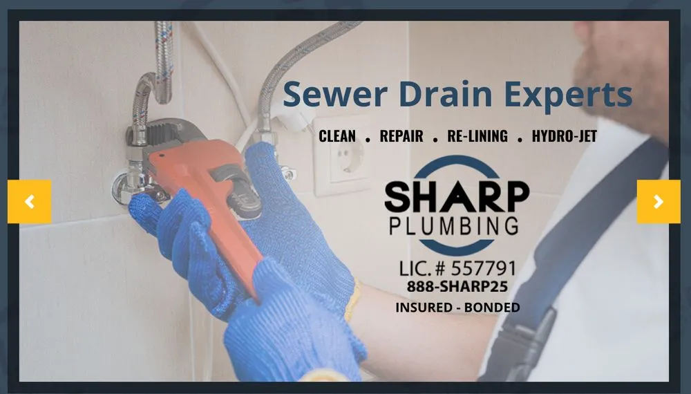 Slide of Sharp Plumbing