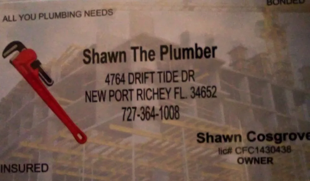 Slide of Shawn the Plumber
