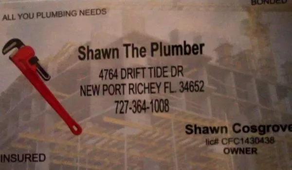 Shawn the Plumber
