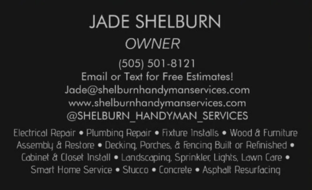 Slide of Shelburn Handyman Services