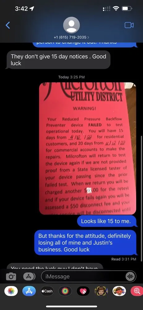 Slide of Shiver Plumbing