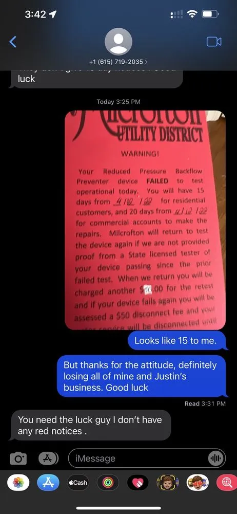 Slide of Shiver Plumbing