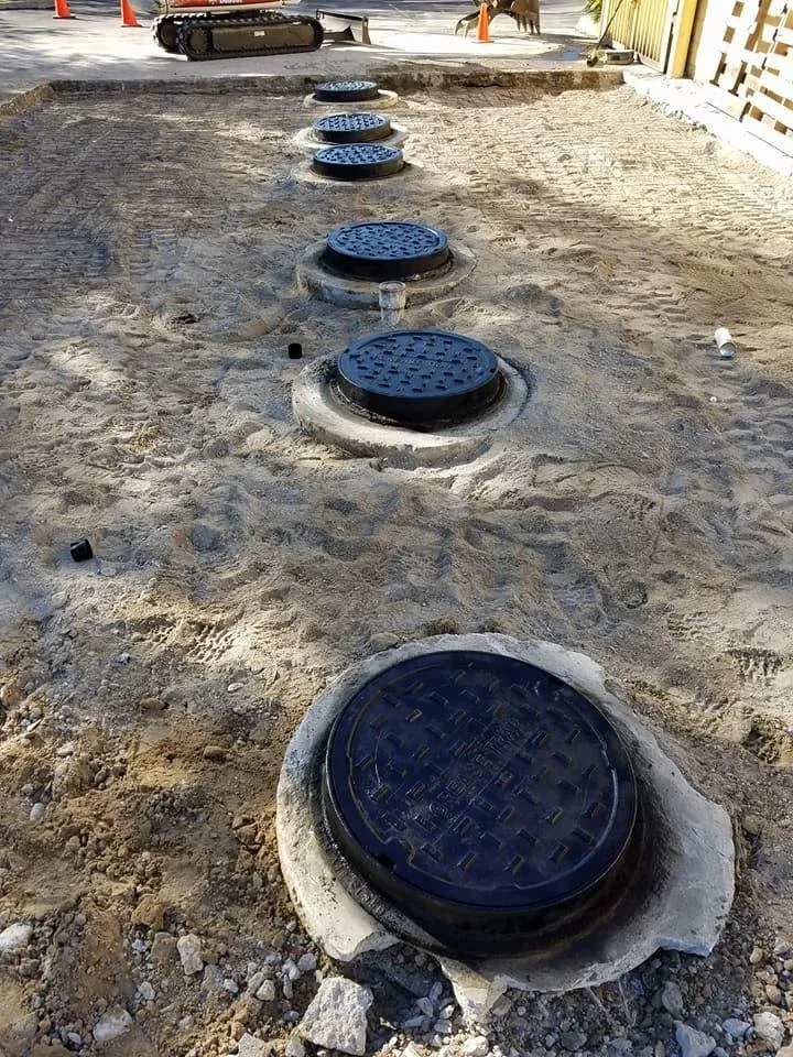 Slide of Shoreline Sewer and Drain