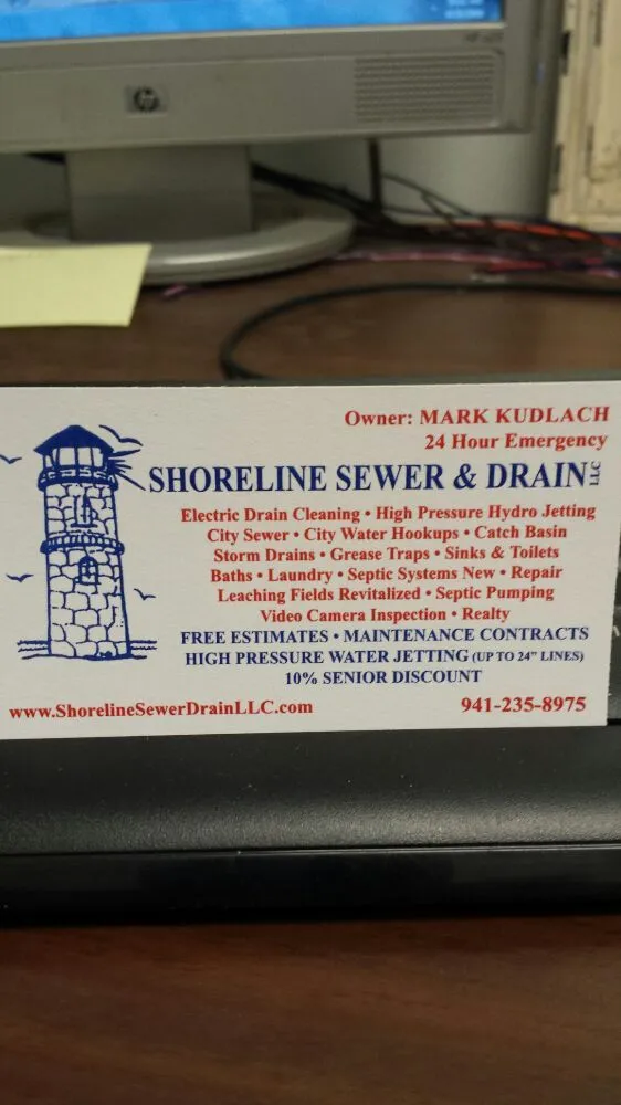 Slide of Shoreline Sewer and Drain