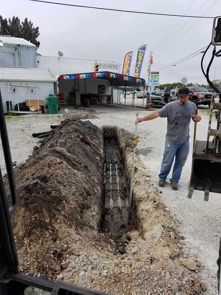 Slide of Shoreline Sewer and Drain
