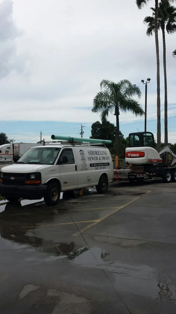 Slide of Shoreline Sewer and Drain