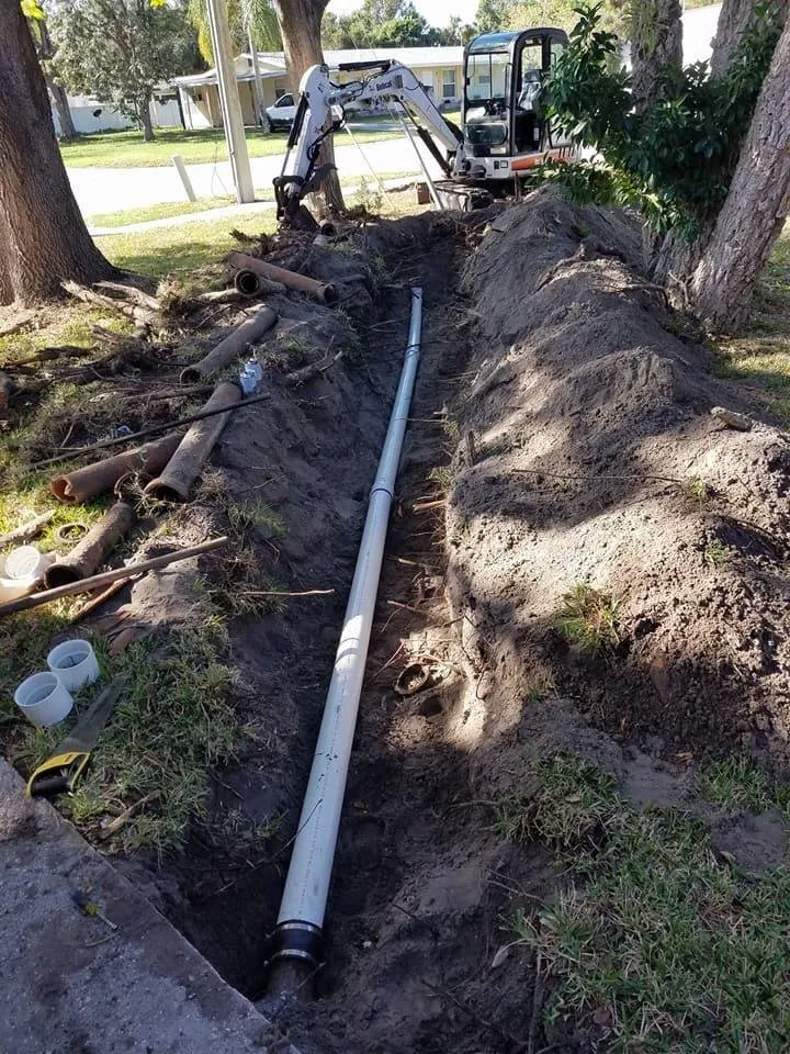 Slide of Shoreline Sewer and Drain