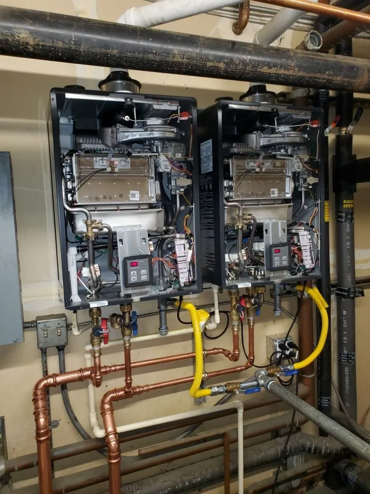 Professional water heater service in Redwood City, CA by Shoreway Plumbing