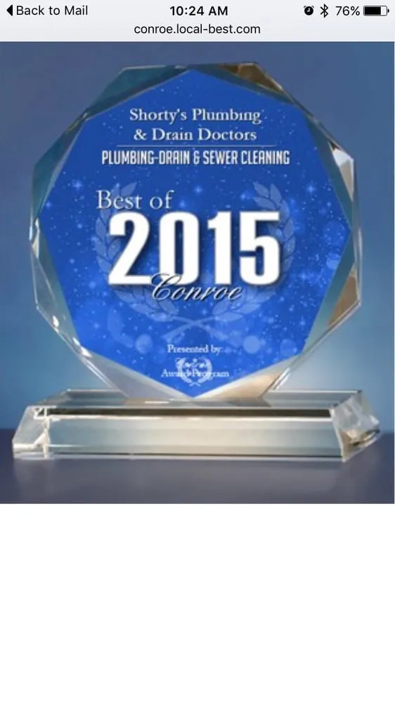 Slide of Shorty's Plumbing & Drain Doctors