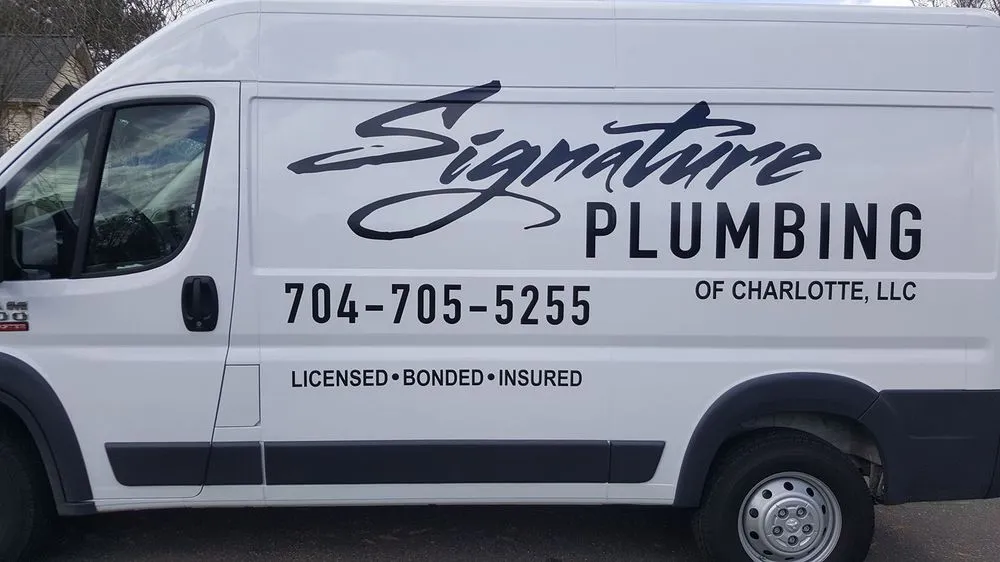 Slide of Signature Plumbing of Charlotte