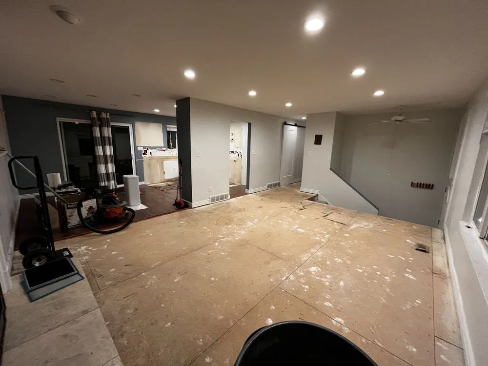 Slide of Silver Basin Construction